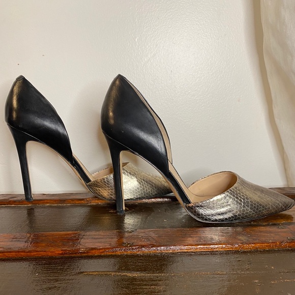 *Rare* Vince Camuto Baby Stiletto Silver Snakeskin - Picture 5 of 12